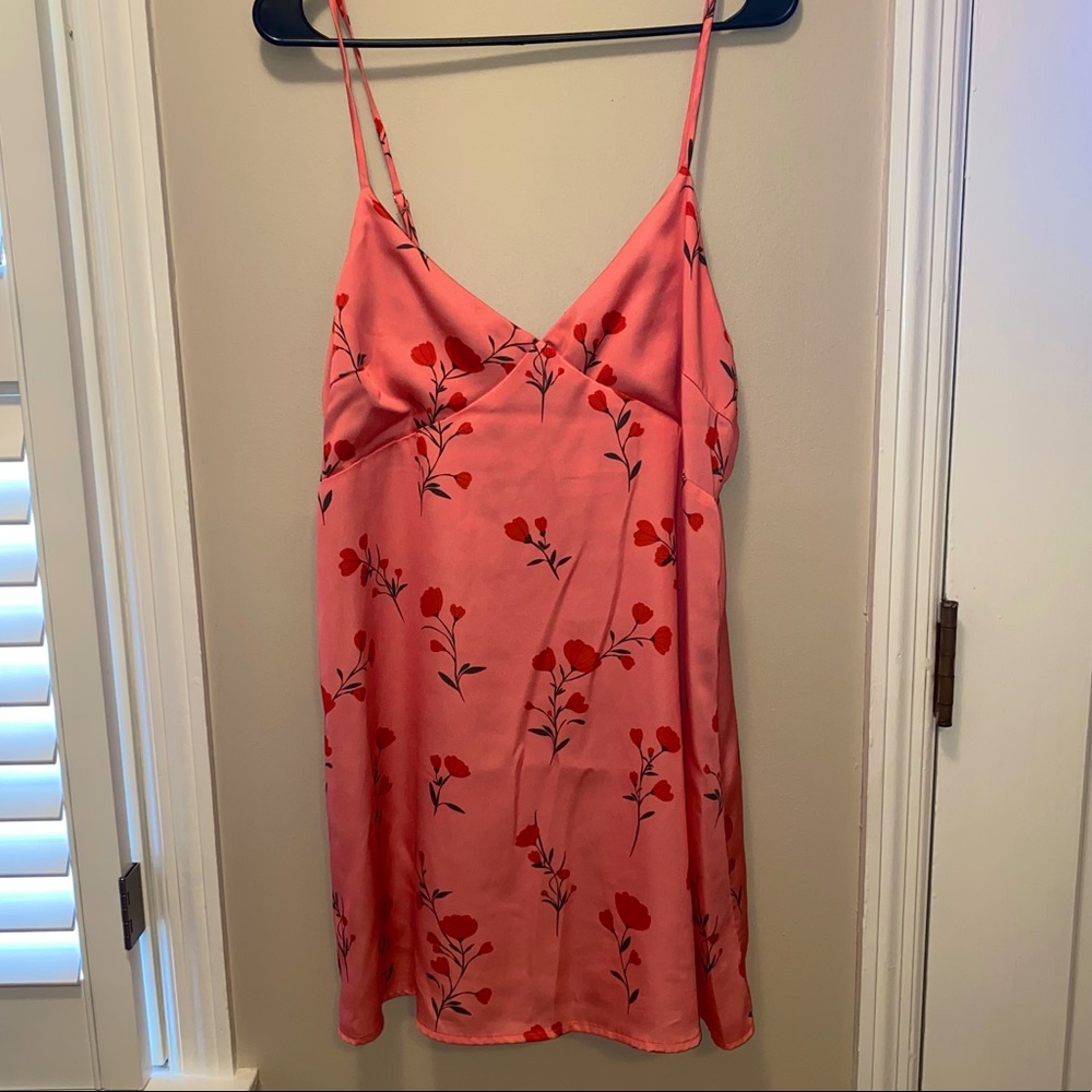 Lulu’s floral slip dress. NWOT. Size XL.